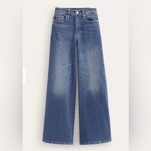 Classic Blue Wide-Leg Jeans